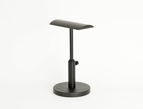 Woo Audio HPS-TB Universal Adjustable Height Aluminum Headphone Stands (Black, Double model)