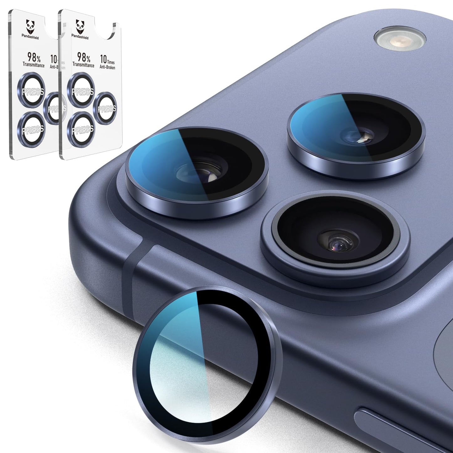 PandaShield for iPhone 17 Pro & Pro Max, AR-Coated Camera Lens