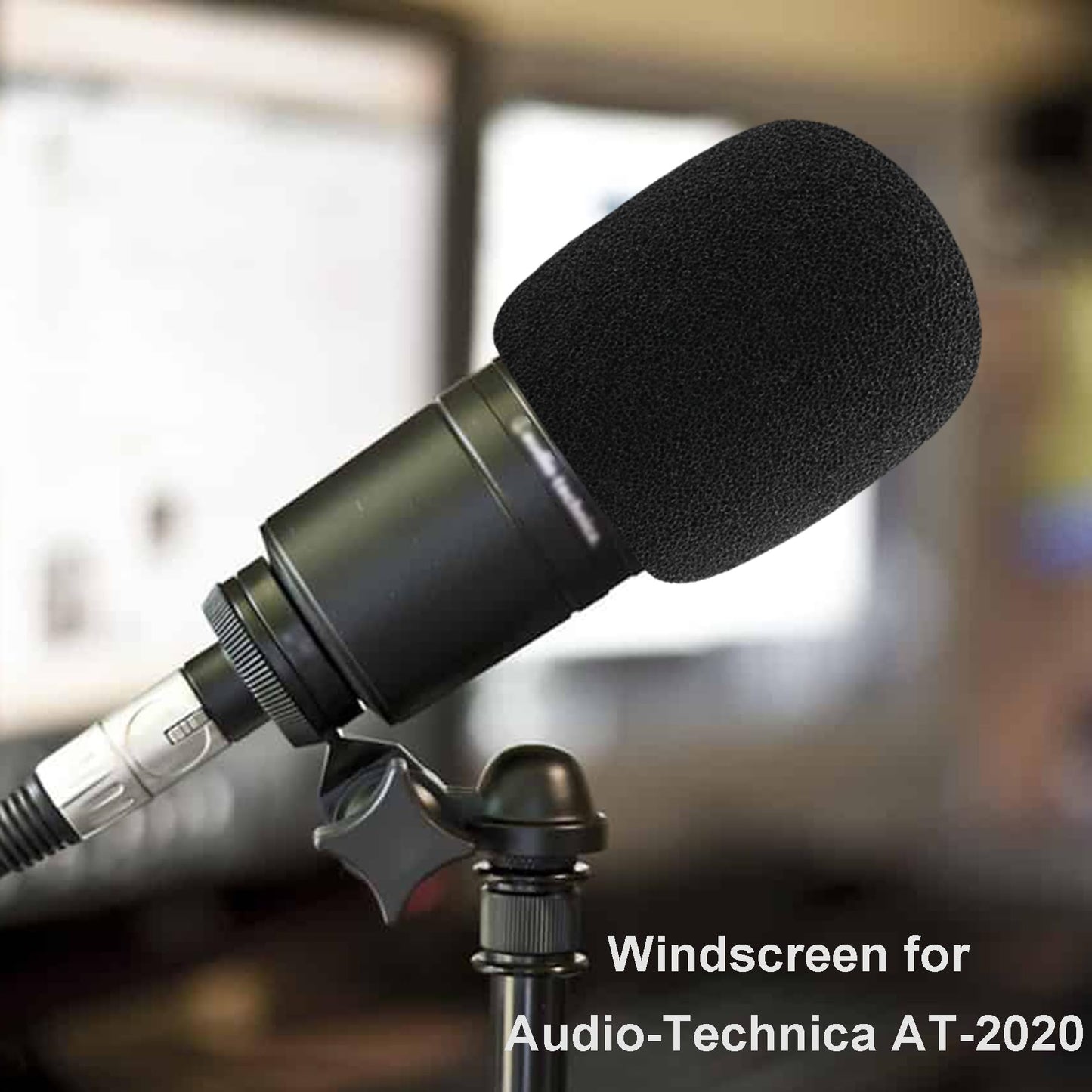 LEFXMOPHY AT2020 Pop Filter, Windscreen for Audio-Technica AT-2020 AT-2035 AT-2040 AT-2050 ATR2500 ATR2500X AT-4040 Microphones Foam Mic Cover Wind