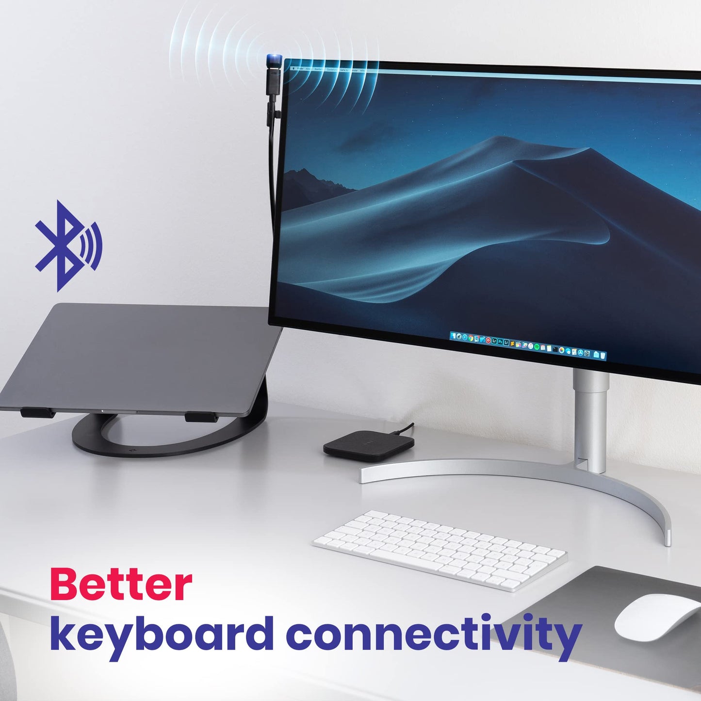 Global Teck Blue Beacon USB-A Cable Range Extender - for Headphones, Speakers, Keyboard, Laptops, PC, Mouse - Enhances Line of Sight Signal