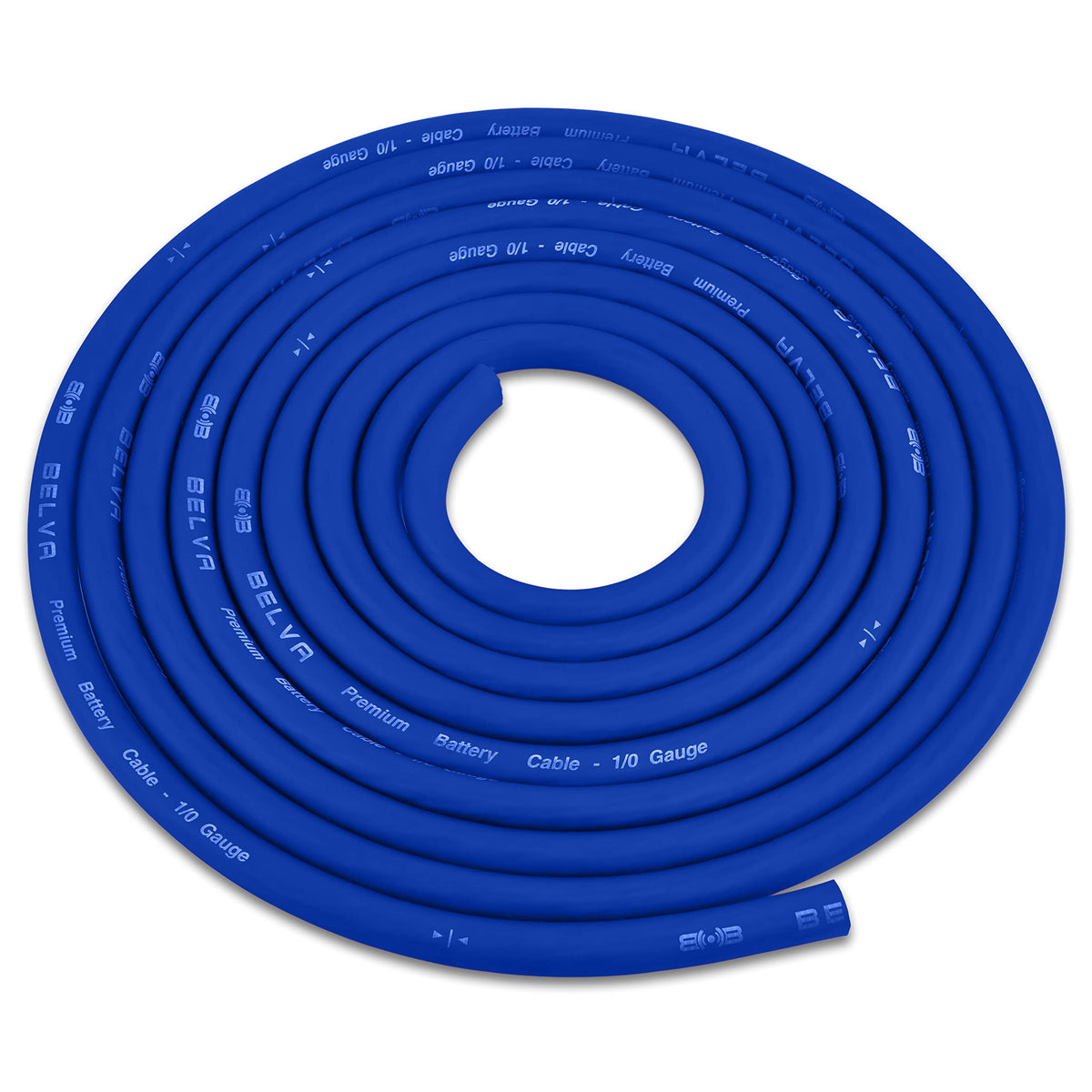 Belva True 1/0 Gauge AWG Premium CCA Complete - BAK02BL Blue