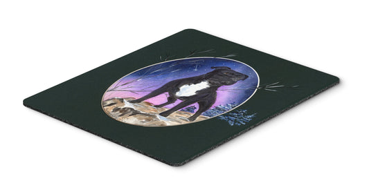 Caroline's Treasures SS8072MP Staffie Mouse Pad, Hot Pad or Trivet for Home Office Gaming Working Computers Laptop Mouse Mat,Washable Large Mousepad