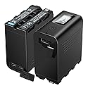 KUNLUN 2-Pack 8800mAh NP-F970 Battery Compatible for Sony NP-F Battery NP-F970 NP-F975 NP-F980 NP-F960 NP-F770 NP-F750 NP-F550 and Sony Handycam