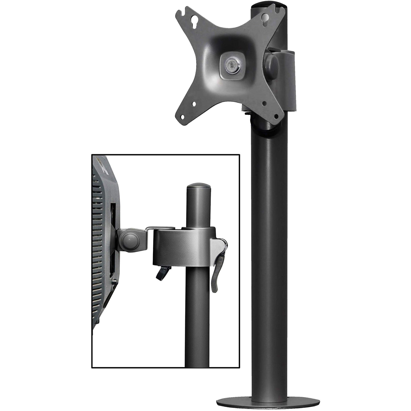 Kantek Single LCD Monitor Arm for STS800/STS810 Sit to Stand Systems (STS801)