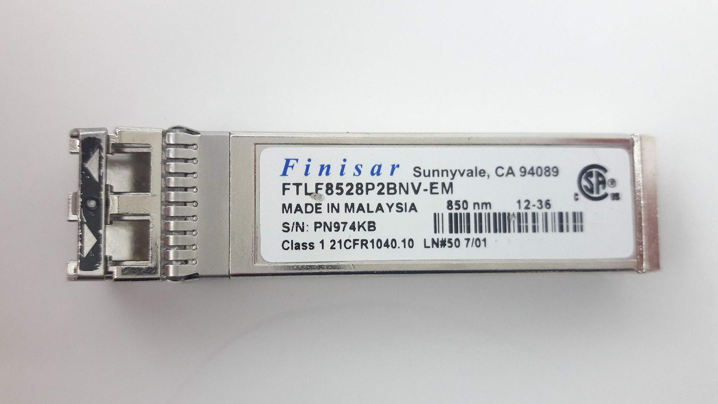 Finisar 8GB SWL SFP+ Transceiver FTLF8528P2BNV-EM