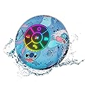 Disney Lilo and Stitch Bluetooth Shower Speaker w/Suction Cup - IPX4 Splash Proof Stitch Speaker for Shower, Baths| Up to 5 HRs Playtime, Built