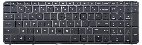 wangpeng® New US Keyboard for HP 15-f019dx 15-f023wm 15-f027ca 15-f033wm 15-f048ca Frame