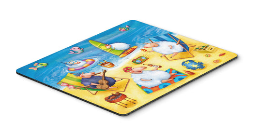 Caroline's Treasures APH0081MP Party Pigs on The Beach Mouse Pad, Hot Pad or Trivet for Home Office Gaming Working Computers Laptop Mouse Mat,Washable