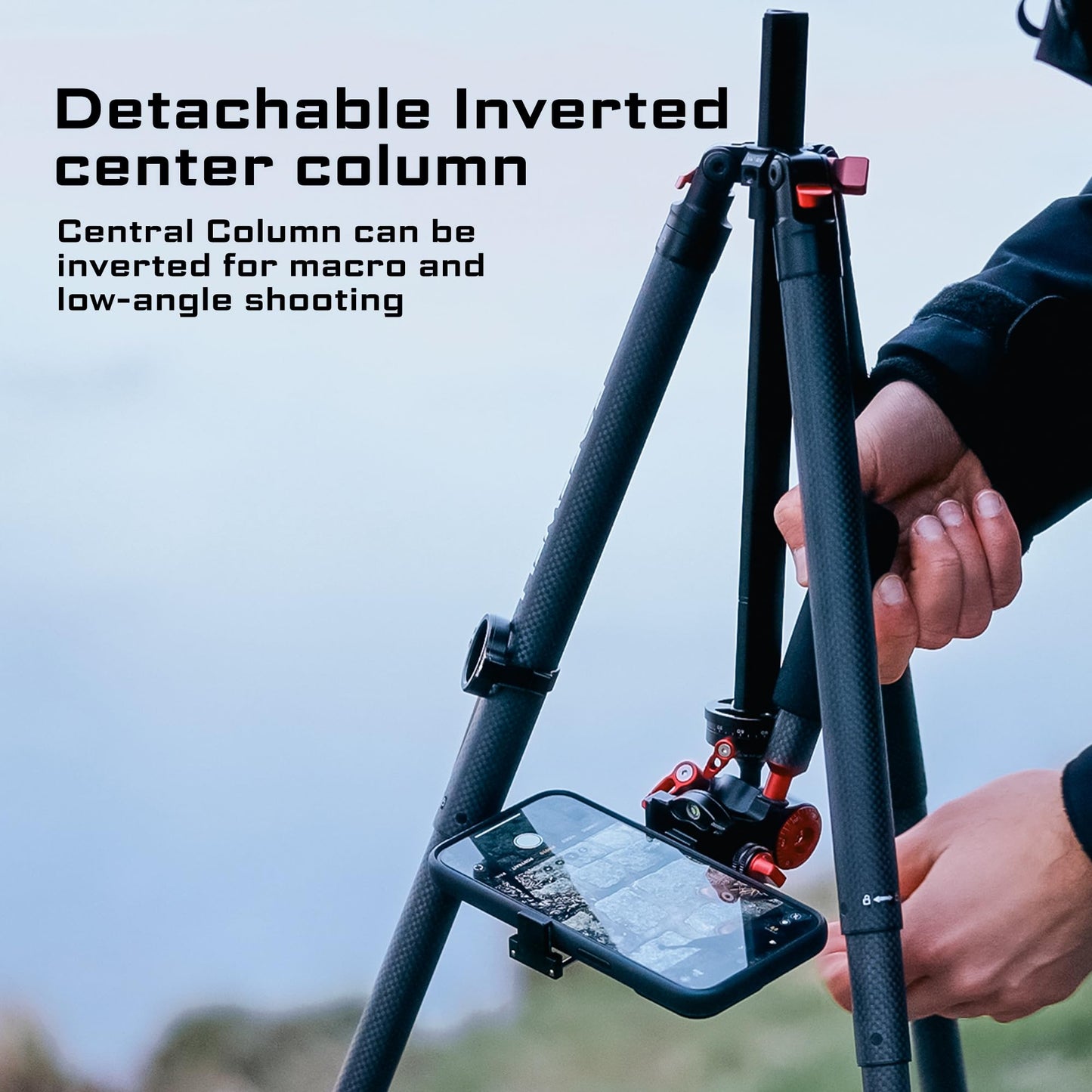 Freewell Carbon Fiber Travel Tripod 59.1" Lightweight 1.98lbs Photo/Video 360°Ball Head (Max Load 5kg/11 lbs), Monopod, Quick-Release Plate, for DSLR