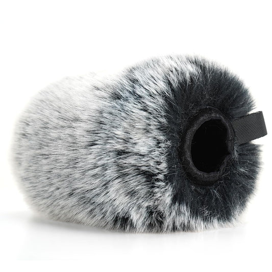 Windscreen/Pop Filter for HyperX QuadCast (S) Microphones - Furry Mic Cover for Wind & Ambient Noise Reduction with Top Hole Access for Mute Button