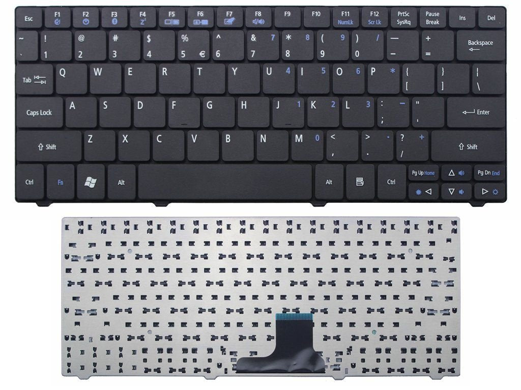 New Laptop Keyboard Replacement for Acer Aspire MS2298 p1ve6 1551 Aspire One 722-0473 US Layout Black Color