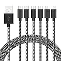 G GOPALA Micro USB Cable Android Charger [6-Pack 5ft] Nylon Braided Fast Sync&Charging Cord for Android, Samsung, Nexus, LG, HTC, Nokia, Sony,
