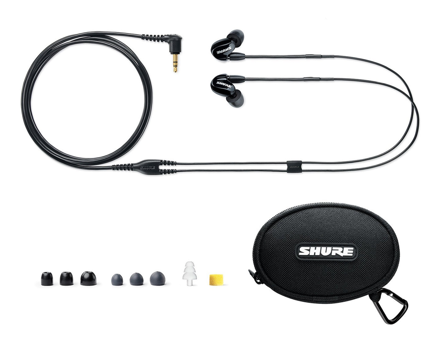 Shure SE315-K Sound Isolating Earphones with Single High Definition MicroDriver and Tuned BassPort