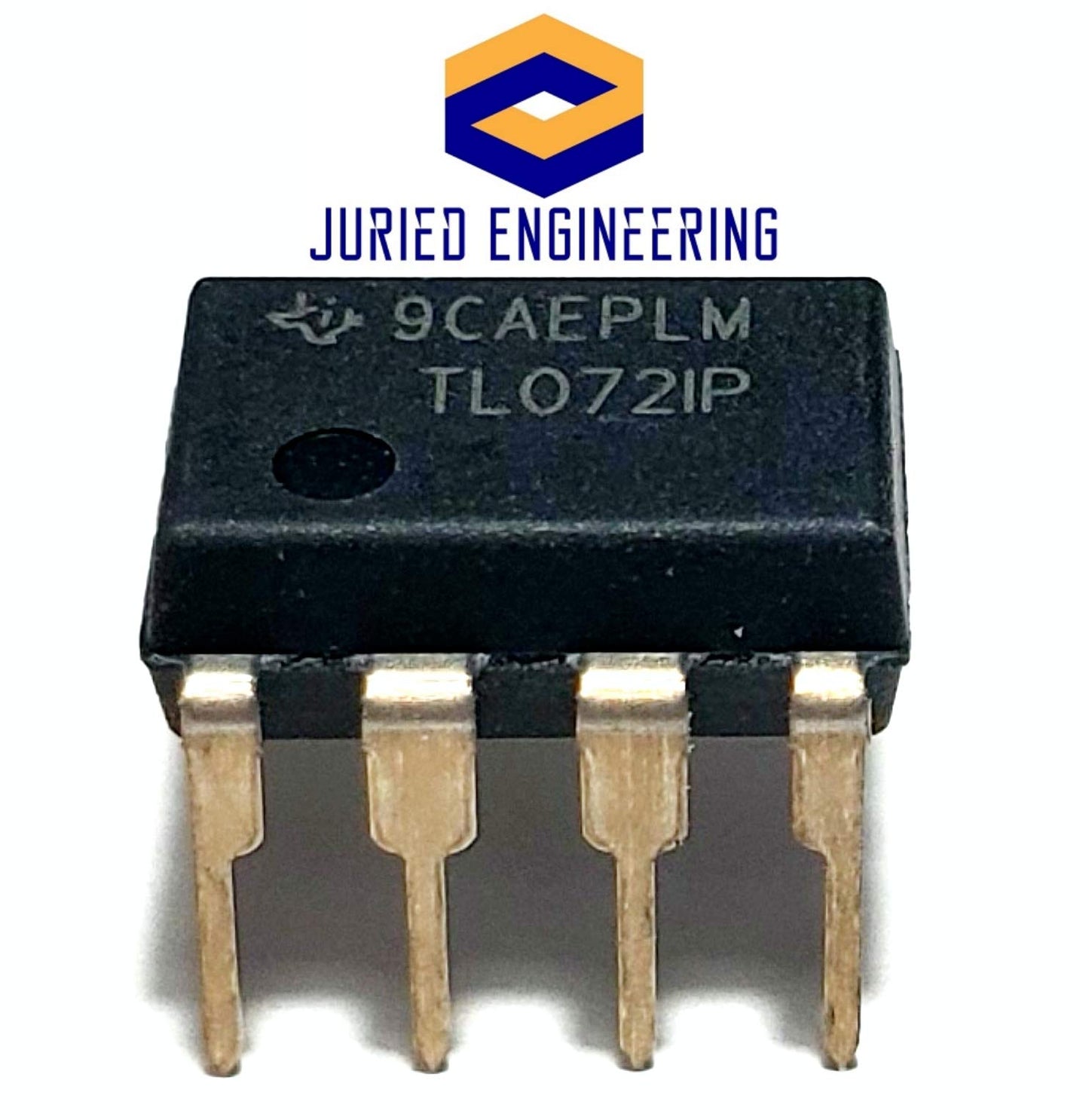 Juried Engineering TL072IP TL072 Dual Low-Noise JFET-Input Operational Amplifier Op Amp Breadboard-Friendly IC DIP-8 (Pack of 20)