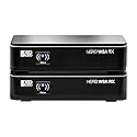 OSD Audio Wireless 5.8G Subwoofer Transmitter/Receiver Kit Dual Source, Diversity Antennas and Brackets Nero WSA