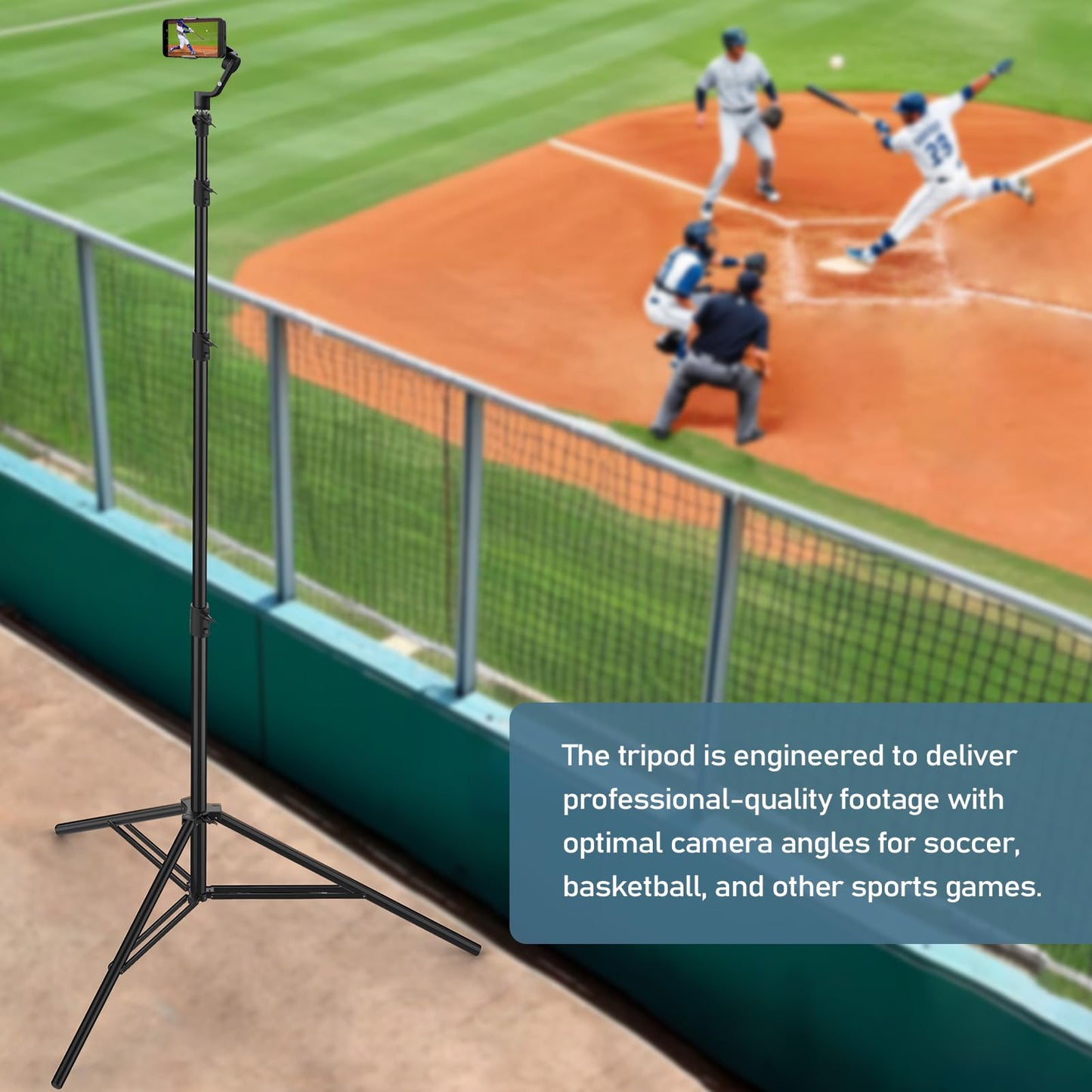 13.1' Heavy Duty Light Stand Photography, Sdfghj 157.2in/4m/400cm Adjustable Metal Professional Sky High Tripod with Built-in Spring Cushion