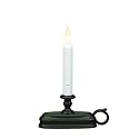 Xodus Innovations FPC1325A Battery Operated 9 inch Window Candle with Tilt to Change Flame Color and Dusk to Dawn Light Sensor Timer, Black/Antique