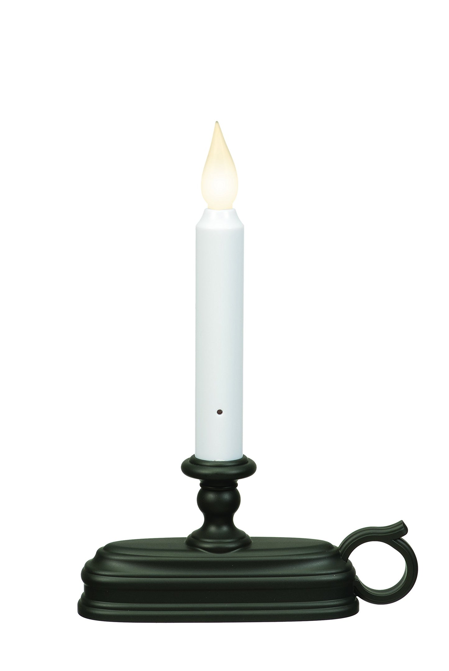 Xodus Innovations FPC1325A Battery Operated 9 inch Window Candle with Tilt to Change Flame Color and Dusk to Dawn Light Sensor Timer, Black/Antique