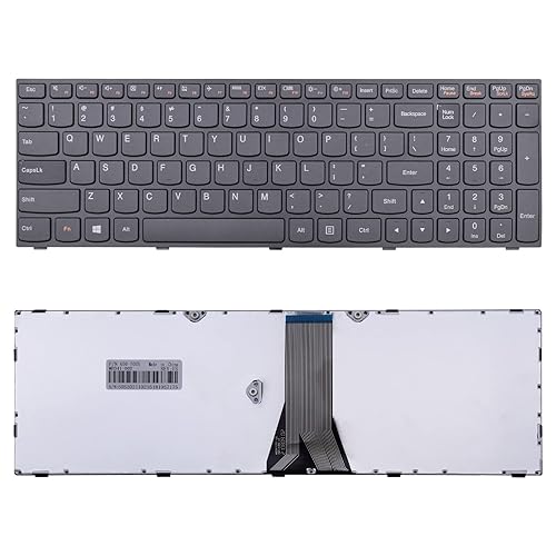 SUNMALL Laptop Keyboard Replacement with Frame Compatible with Lenovo LdeaPad Flex 2 15 B50 B50-30 B50-45 B50-70 B50-80 B51-80 G50 G50-30 G50-45