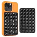 Silicone Suction Cup Phone Case Mount, Silicone Sticky Phone Grip Compatible with iPhone and Android Cases, Suction Bracket on The Back of The Mobile