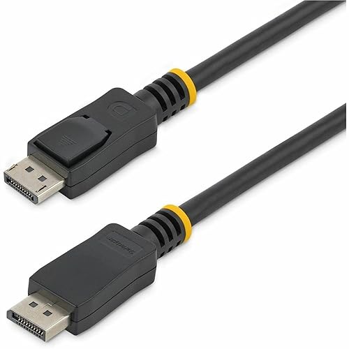 StarTech.com 10 ft DisplayPort 1.2 Cable with Latches - 4K x 2K (4096 x 2160) @ 60Hz - DPCP & HDCP - Male to Male DP Video Monitor Cable