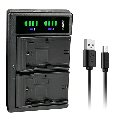 Kastar LP-E6 LTD2 USB Battery Charger Replacement for Canon LP-E6, LP-E6N, LP-E6N Pro, LP-E6NH Battery, Canon LC-E6, LC-E6E Charger, Canon EOS R Ra R5