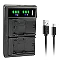 Kastar LP-E6 LTD2 USB Battery Charger Replacement for Canon LP-E6, LP-E6N, LP-E6N Pro, LP-E6NH Battery, Canon LC-E6, LC-E6E Charger, Canon EOS R Ra R5