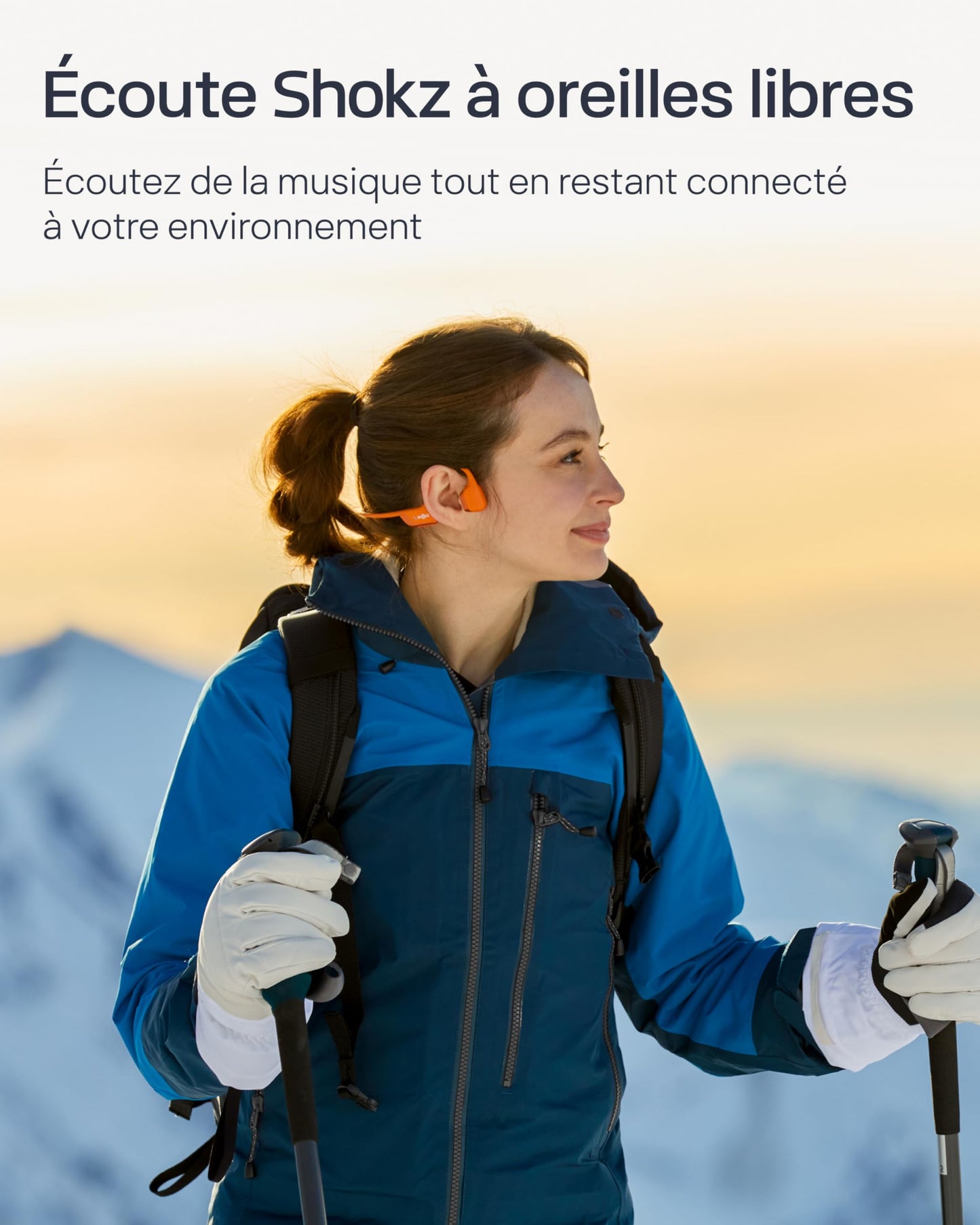 SHOKZ New OpenRun Pro 2 - Open-Ear, Bone Conduction Sport Headphones - with Headband - Sweat Resistant, Workout Headphones - Secure, Wireless