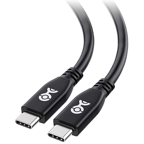 Cable Matters 40Gbps USB 4 Cable - 6.6ft, Supports Up to [8K@60Hz / 4K@240Hz Video, 240W Charging, 40Gbps Data Transfer] USB4 Cable, Black, Compatible