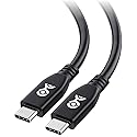 Cable Matters 40Gbps USB 4 Cable - 6.6ft, Supports Up to [8K@60Hz / 4K@240Hz Video, 240W Charging, 40Gbps Data Transfer] USB4 Cable, Black, Compatible