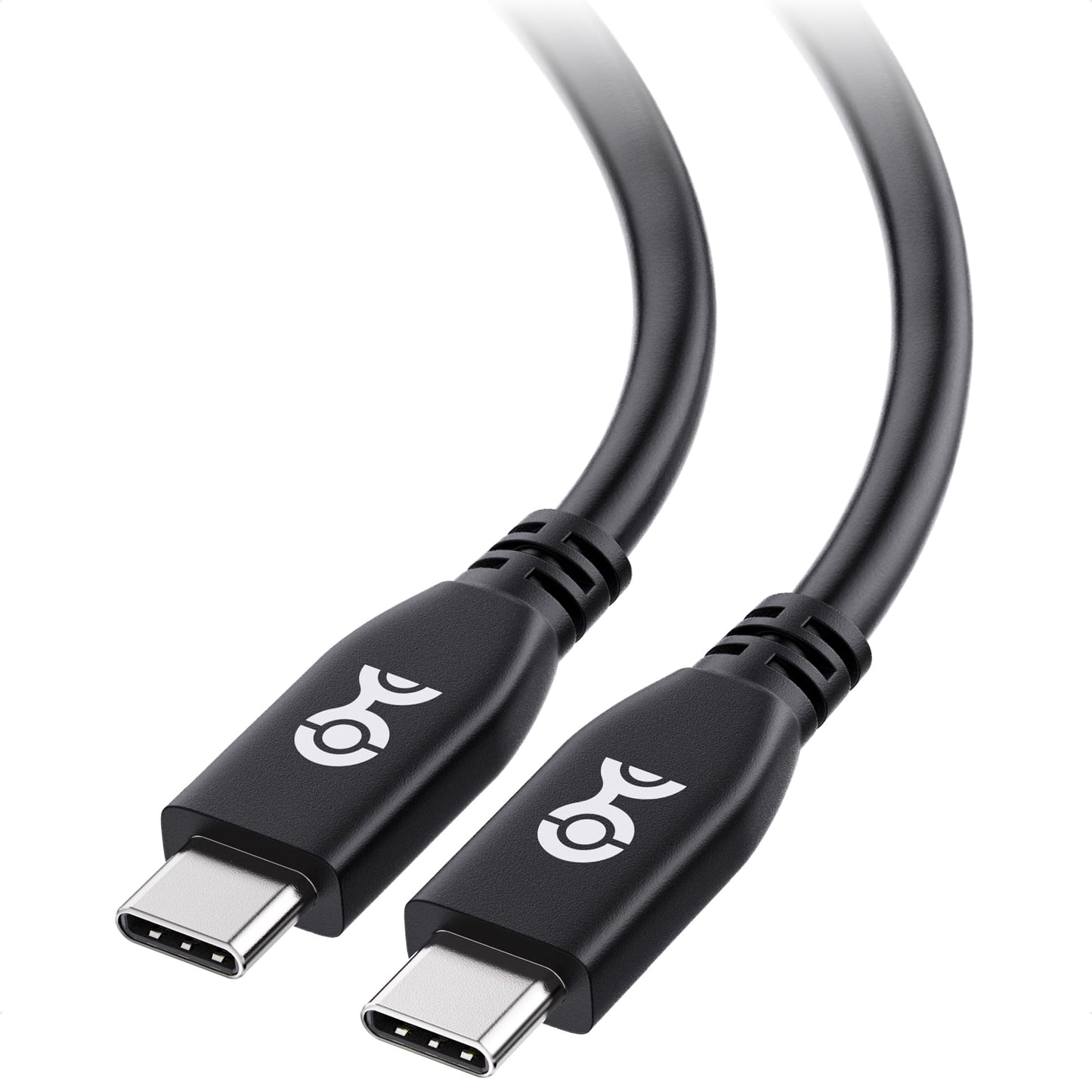 Cable Matters 40Gbps USB 4 Cable - 6.6ft, Supports Up to [8K@60Hz / 4K@240Hz Video, 240W Charging, 40Gbps Data Transfer] USB4 Cable, Black, Compatible