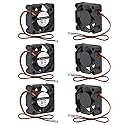 6pcs 3D Printer Fan 5V, 30mm Brushless Cooling Fan DC Mini Quiet Cooling Fan 30x30x10mm 2-pin Fan for 3D Printer DVR and Other Small Appliances Series