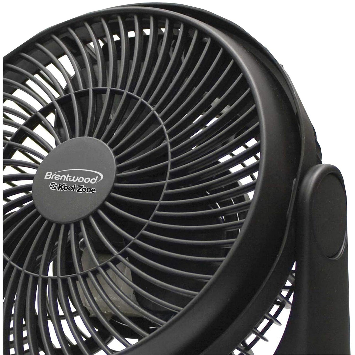 Brentwood Kool Zone F-8BKR High Velocity Air Circulator Fan,3-Speed 8-inch,Black