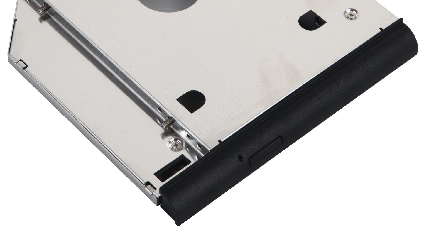 DY-tech 2nd HDD SSD Hard Drive Caddy for HP EliteBook 8440w 8530w 8540w 8730w 8740w with Faceplate Bezel + Mounting Bracket