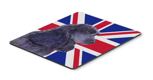 Caroline's Treasures SS4913MP Cocker Spaniel with English Union Jack British Flag Mouse Pad, Hot Pad or Trivet for Home Office Gaming Working