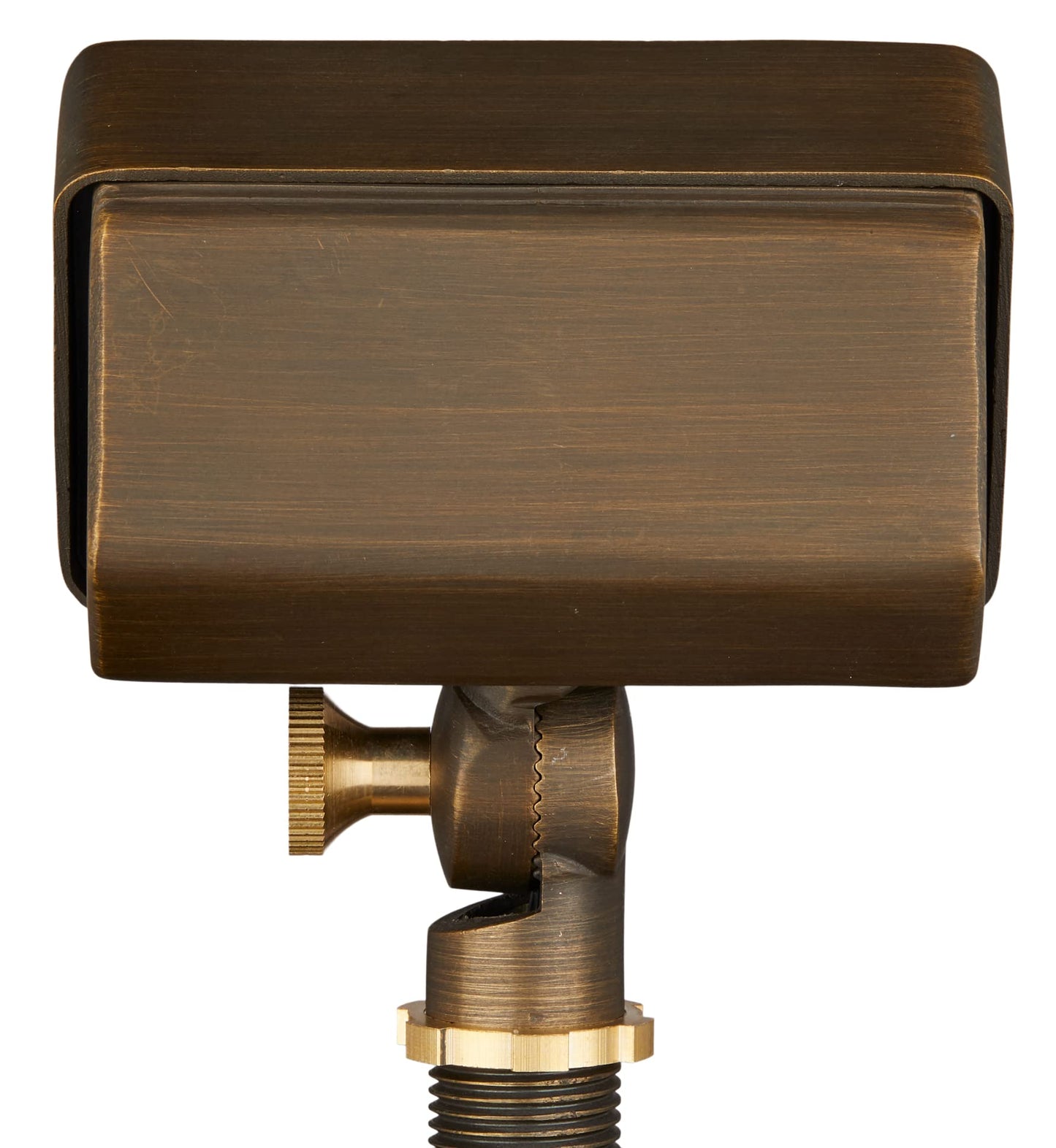 VOLT Gentle Splash Cast Brass 12V Flood Light (Bronze) with 3W 2700K Warm White G4 LED Bulb for Low Voltage Landscape Lighting of Outdoor Wall, Garden