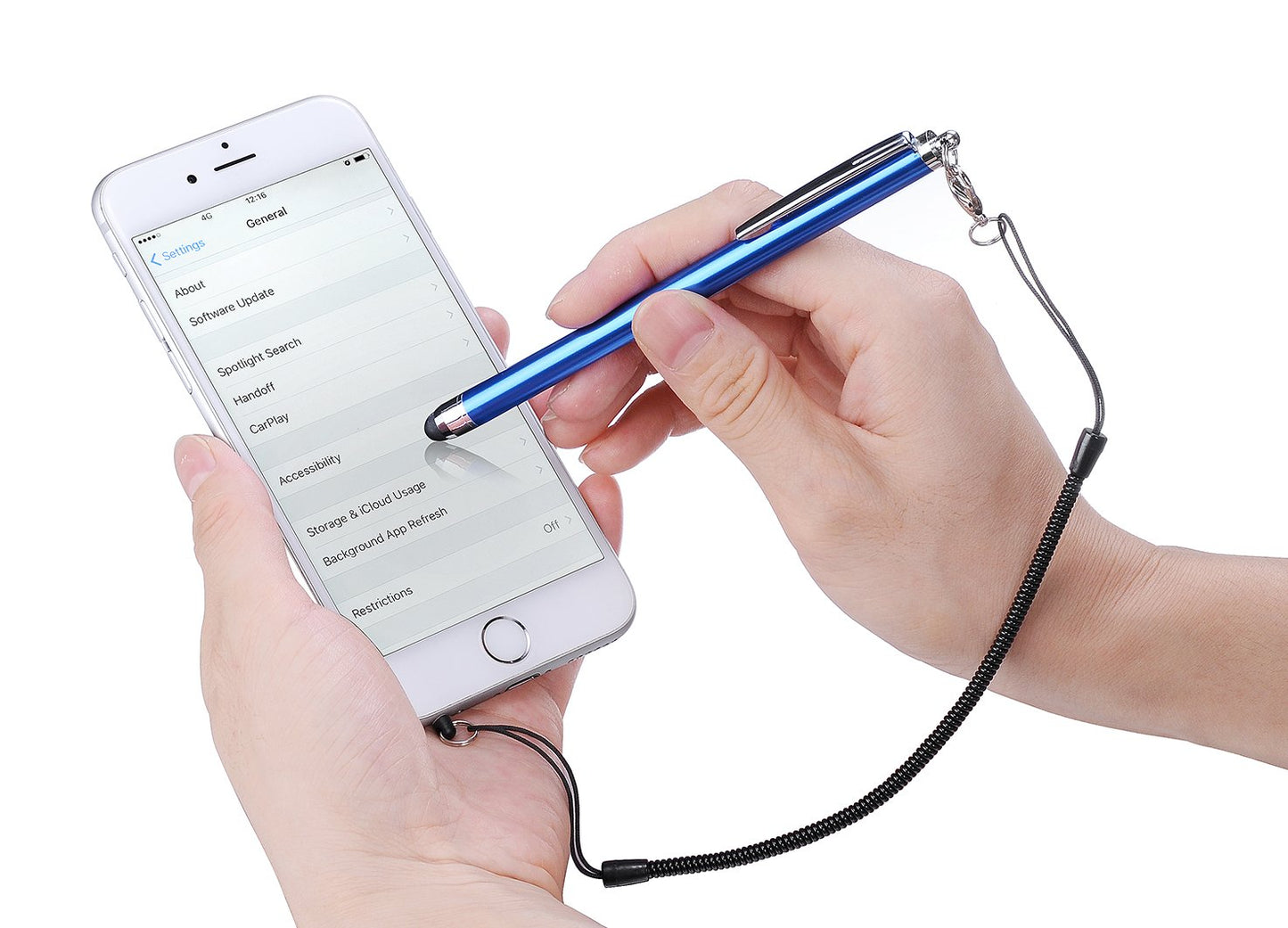 CCIVV Stylus Pen for Touchscreen, Fine Point Capacitive Stylus Pens for iPad iPhone Android Tablet, Phone Samsung Nintendo Switch for Writing Drawing