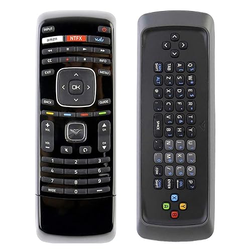 New XRT300 Dual Side QWERTY Keyboard Replace Remote Control with APP Key for VIZIO LCD LED Smart TV M322I-B2 M422I-B2 M492I-B2 M502I-B2 M552I-B2