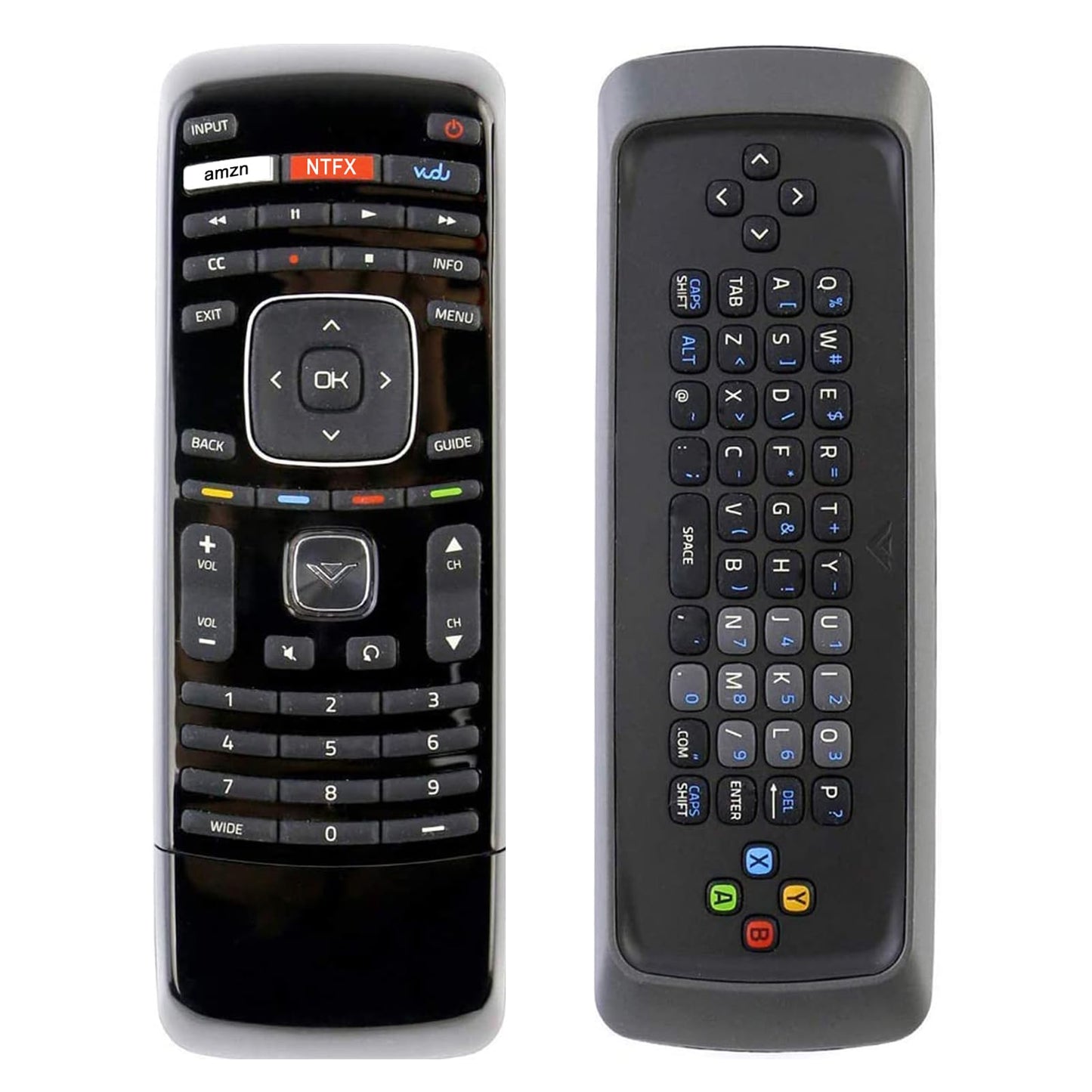 New XRT300 Dual Side QWERTY Keyboard Replace Remote Control with APP Key for VIZIO LCD LED Smart TV M322I-B2 M422I-B2 M492I-B2 M502I-B2 M552I-B2