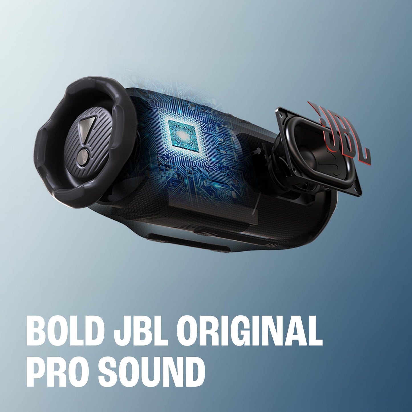 JBL Charge 6 (Purple) + Bundle with divvi! Protective Hardshell Case (Black)