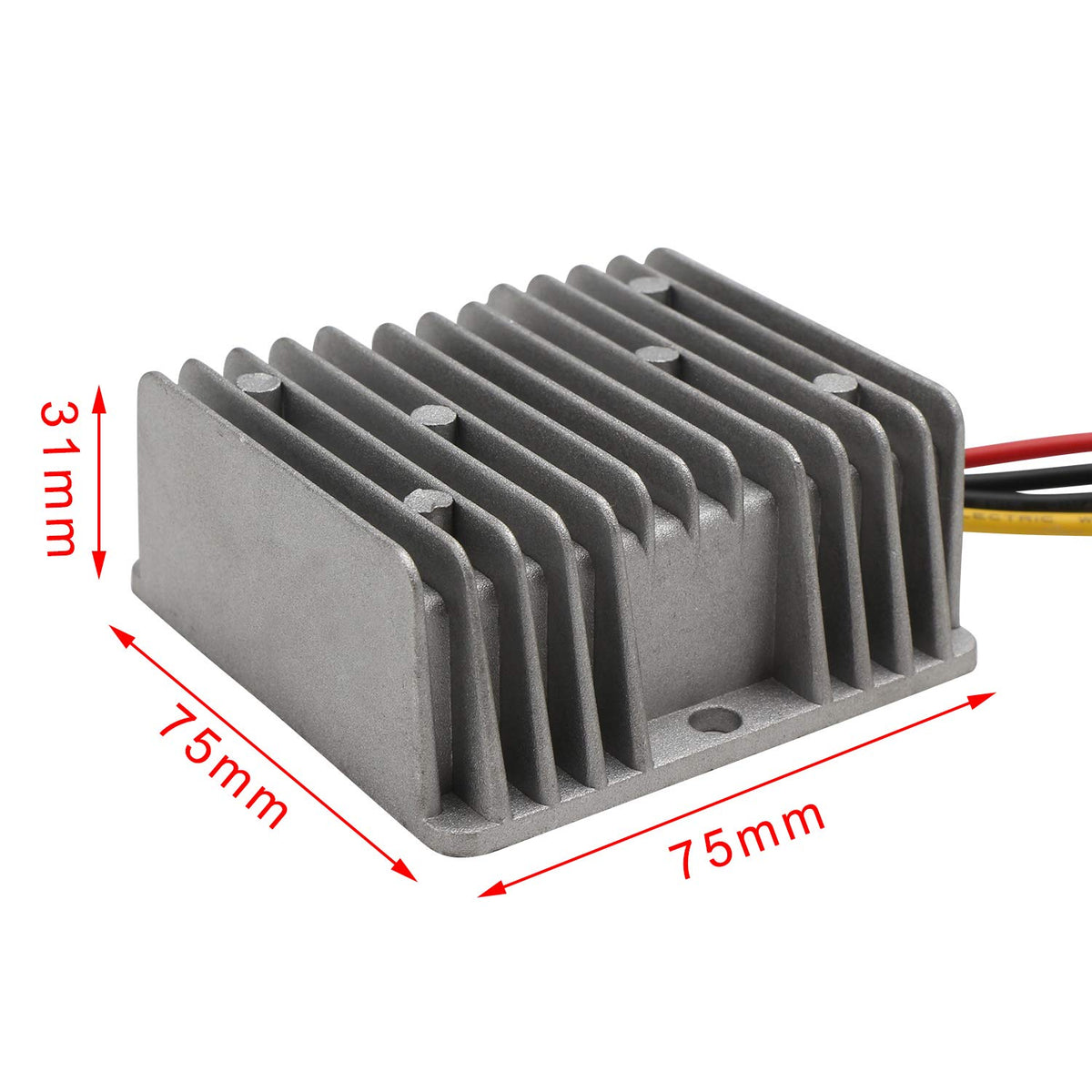 DROK 090066 20A/240W High Current Non-isolated Buck Voltage Converter Regulator Waterproof DC-DC 17-35V 24V to 12V Step-down Power Supply