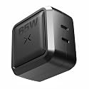 NOCO XGrid X65: 65W USB-C Charger - Dual Port GaN Power Adapter with PD 3.0, QC 4.0+, and PPS - Fast Charging with Smart Power Distribution - Foldable