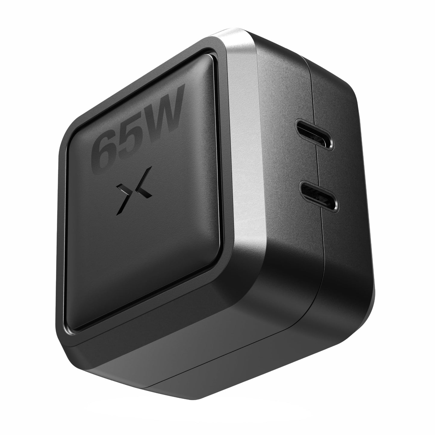 NOCO XGrid X65: 65W USB-C Charger - Dual Port GaN Power Adapter with PD 3.0, QC 4.0+, and PPS - Fast Charging with Smart Power Distribution - Foldable