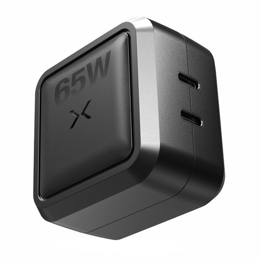 NOCO XGrid X65: 65W USB-C Charger - Dual Port GaN Power Adapter with PD 3.0, QC 4.0+, and PPS - Fast Charging with Smart Power Distribution - Foldable