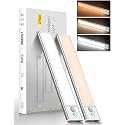 7.9inch Under Cabinet Lighting1400mAh with Motion Sensor,34LED 3Color Temperature,Closet Lights Motion Sensored, USB-C Charging,Durable