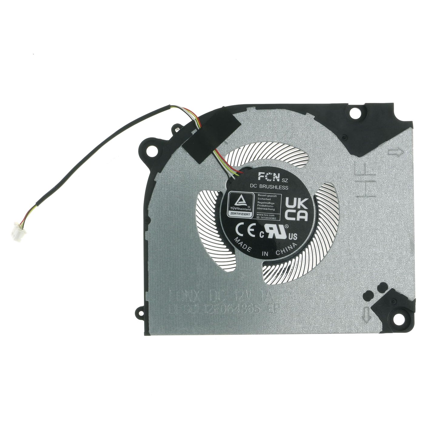 Replacement GPU Cooling Fan for Hasee Z7D6 Z8D6 Z8R7 Z9D7 Z9R7 Z9R9 G8R9 G9R9 12V DFSCL12E06486S FQNX