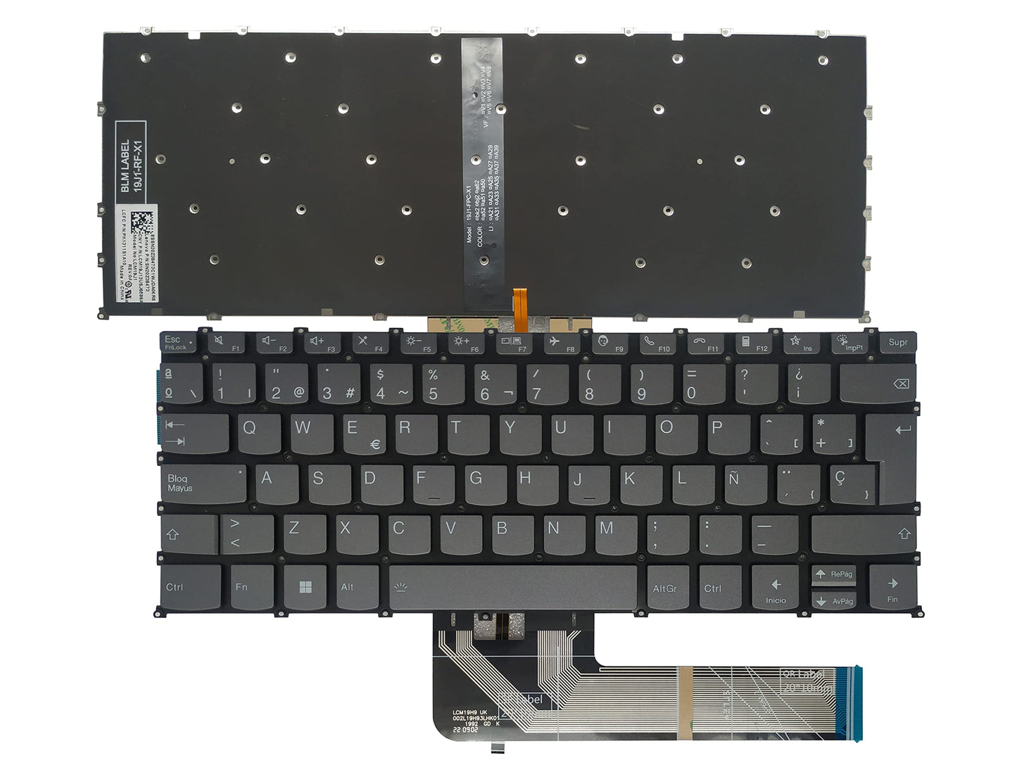 Laptop Keyboard Compatible for Lenovo ThinkBook 14 G2 ITL are ACL,14 G3 ITL are ACL SN20Z38473 PK1311S1A10 Spanish Layout Backlit