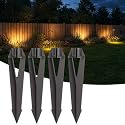 Makergroup Landscape Lighting Stakes, 1/2 NPT Female Thread, 8.6 Inch Solid Plastic Spikes,Corrosion Resistant Replacement Spikes for Outdoor Garden