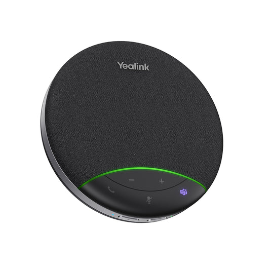 Yealink Sp92 Conference Speaker and Microphone Teams Certified Mic with Al Noise Cancelling 20H Call Time USB Speakerphone for Small Meeting Room