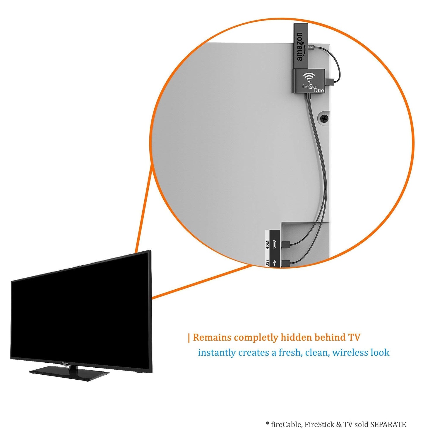 Duo for Powering FireStick from TV and HDMI Extender Device for Improved WiFi Signal